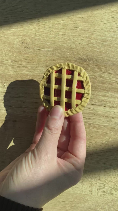 Pie and Pumpkin Clay Magnets